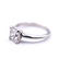 1.00ct Princess Cut Platinum Diamond Engagement Ring - 3