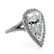 Colorless GIA 3.64ct Estate Vintage PEAR Shaped Diamond - 2