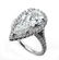 Colorless GIA 3.64ct Estate Vintage PEAR Shaped Diamond - 3