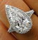 Colorless GIA 3.64ct Estate Vintage PEAR Shaped Diamond - 4