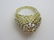 Unique 14 karat Gold and Diamond Sculpted Ring - 10