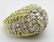 Unique 14 karat Gold and Diamond Sculpted Ring - 9