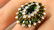 9.73ctw Vintage Estate Retro Green TOURMALINE with - 3