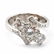 14k White Gold 3-Stone with 1.00-carat Center Diamond