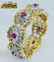 Franklin Mint Ruby Eternity Band Ring 14K Yellow Gold - 2