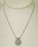 14k WHITE GOLD 1/3ct ROUND DIAMOND DOUBLE SWIRL PENDANT - 4