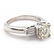 14k White Gold And 1.07ct Round Diamond Ring With - 2