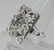 Masonic 56 Eastern Star Diamond Ring 14K White Gold - 3