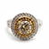 18k White Gold and 1.09ct Round Brilliant Cut Yellow