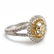 18k White Gold and 1.09ct Round Brilliant Cut Yellow - 2