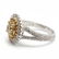 18k White Gold and 1.09ct Round Brilliant Cut Yellow - 3