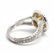 18k White Gold and 1.09ct Round Brilliant Cut Yellow - 5