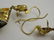 Antique 14kt gold, Enamel, Ruby & Diamond Earrings - 10