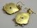 Antique 14kt gold, Enamel, Ruby & Diamond Earrings - 6