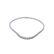 14k White Gold Diamond "S" Link Graduated Inline - 2