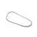14k White Gold Diamond "S" Link Graduated Inline - 3