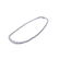 14k White Gold Diamond "S" Link Graduated Inline - 4