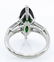 GIA 3.85ct Estate Vintage Green Tourmaline Diamond - 5