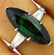 GIA 3.85ct Estate Vintage Green Tourmaline Diamond - 6