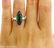 GIA 3.85ct Estate Vintage Green Tourmaline Diamond - 8