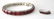 Matching Set: Sterling Silver & Red Paste Stone - 2