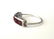 Matching Set: Sterling Silver & Red Paste Stone - 6