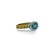 Luca Jouel Green Sapphire Platinum and 18 Carat Yellow - 2