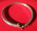 Deco Sterling Silver & Paste Bangle Bracelet