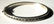 Deco Sterling Silver & Paste Bangle Bracelet - 2