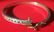 Deco Sterling Silver & Paste Bangle Bracelet - 4