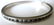 Deco Sterling Silver & Paste Bangle Bracelet - 5