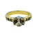 Luca Jouel Yellow Sapphire and Black Diamond Platinum