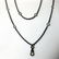 Antique 44-Inch Gunmetal Necklace With 26 Paste - 5