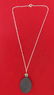 Antique French Jet & Cut Steel Pendant With Sterling - 4