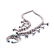 Sterling Silver Turquoise Squash Blossom - 2