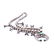 Sterling Silver Turquoise Squash Blossom - 3