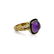 Luca Jouel Pink Tourmaline Cabochon Deco Style - 3
