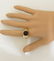 MENS 14k YELLOW GOLD 5.00ct RECTANGLE SMOKY TOPAZ ROUND - 5