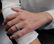 Luca Jouel Diamond Platinum Floral Band Ring - 10