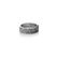 Luca Jouel Diamond Platinum Floral Band Ring - 9