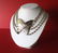 Vintage Mother-of-Pearl Butterfly Necklace With Glass