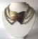 Vintage Mother-of-Pearl Butterfly Necklace With Glass - 4