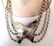 Vintage Mother-of-Pearl Butterfly Necklace With Glass - 5
