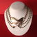 Vintage Mother-of-Pearl Butterfly Necklace With Glass - 6