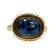 Luca Jouel Dark Blue Spinel Statement Ring in 18 Carat