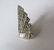 Vintage Sterling Silver & Paste Crystal Dress Clip - 3