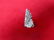 Vintage Sterling Silver & Paste Crystal Dress Clip - 7