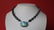 Vintage Peacock Cultured Pearl Necklace With Abalone