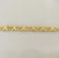 10k YELLOW GOLD XO 1/10ct ROUND DIAMOND MESH LINK - 7