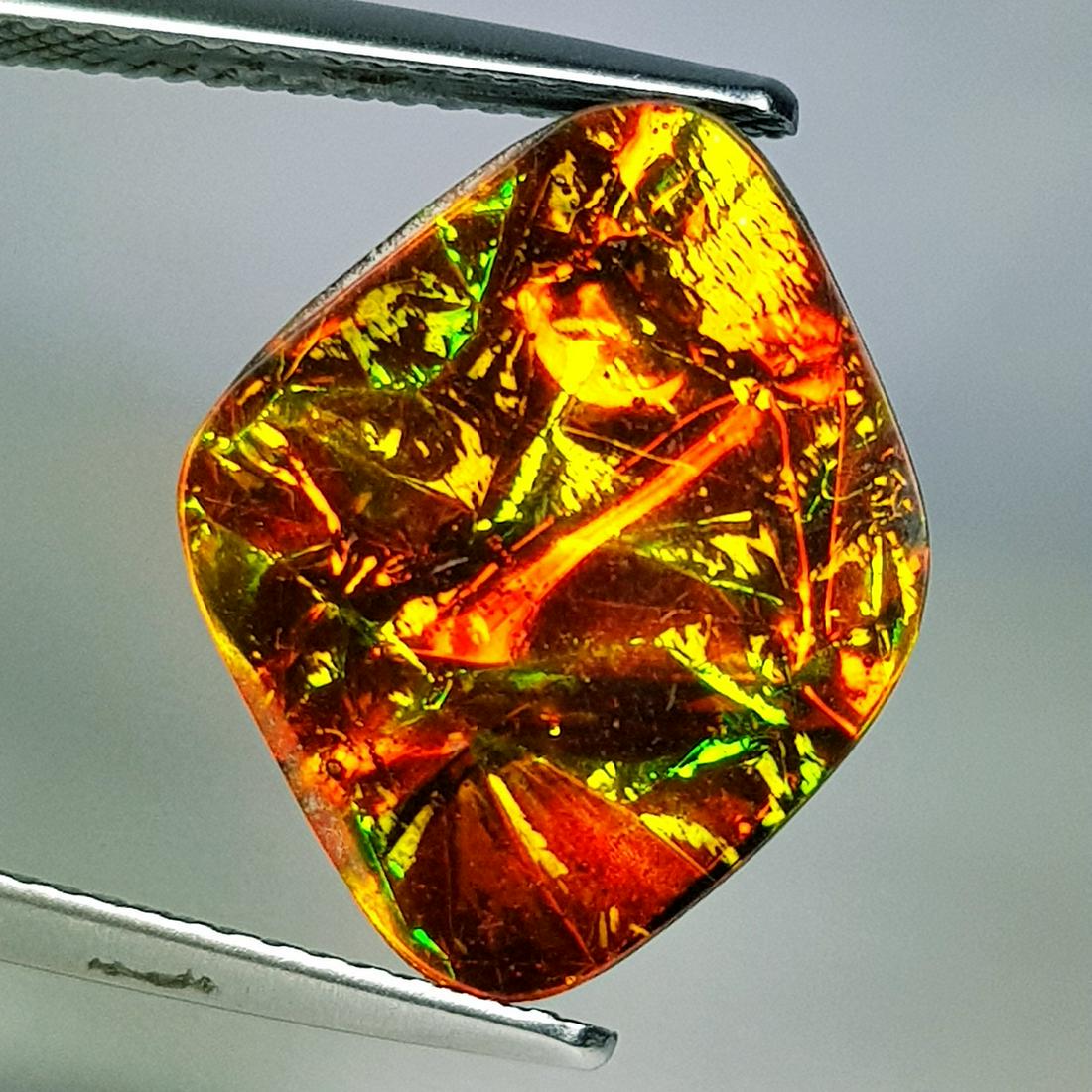 6.02 ct Mexican Fire Opal Doublet (1 of 6)